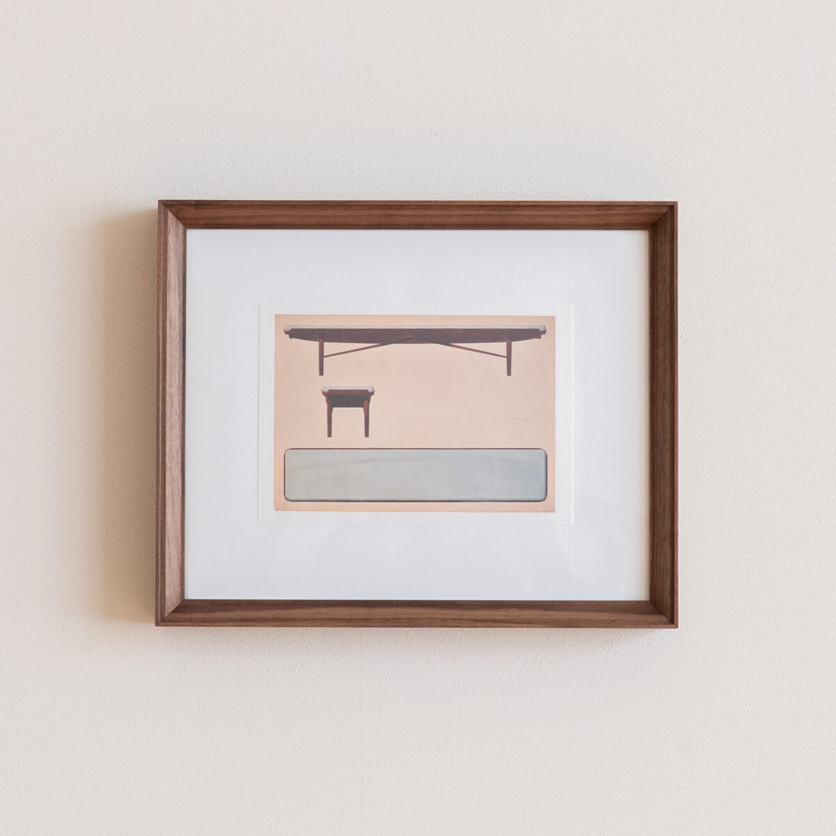 旅先で出会った北欧のアートを額装しました