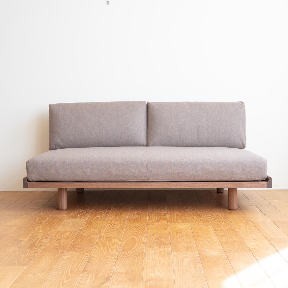 【アウトレット】PISOLINO Sofa Bed158 ウォールナット /  生地：マレンコ（ブラウン）