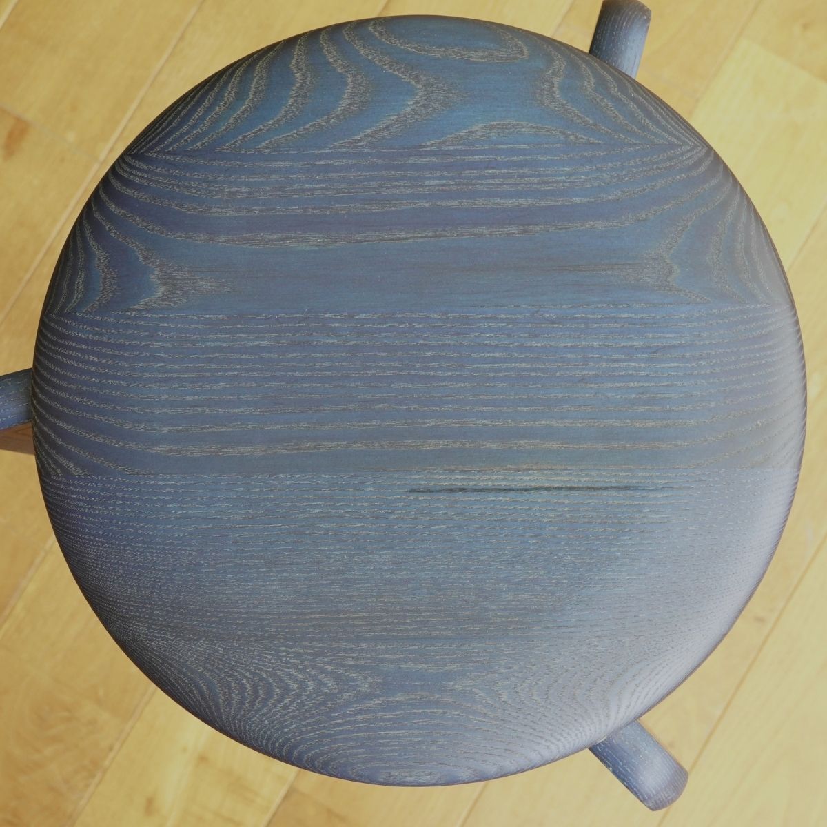 【アウトレット】LISCIO Stool ３本脚 藍染　No.014