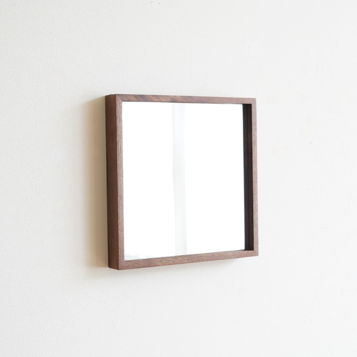 【アウトレット】FRAME DITITTO 21*21 / ウォールナット　ミラー付　　※ミラー