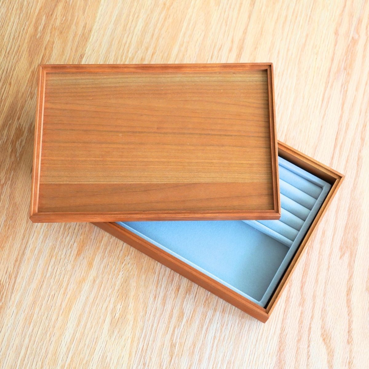 【アウトレット】FAVORMADE  Jewelry Case / ジュエリー収納ケース（ベロア仕切り付き）/チェリー
