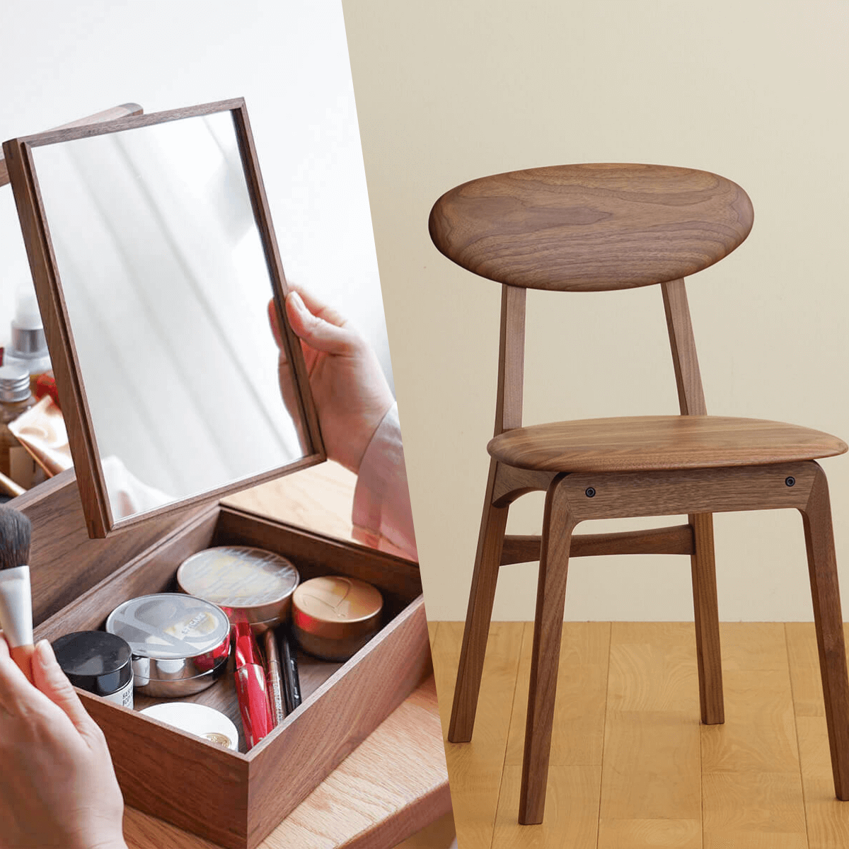 1日の始まりを丁寧に整える、自分だけのドレッサー空間