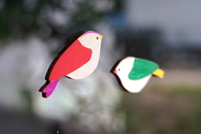 色塗りバード(バッジ) 300円